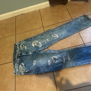 Levi's Men's Slim Fit Distressed Denim Jeans